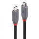 LINDY - Lindy 36956 cable USB 0,8 m USB4 Gen 3x2 USB C Negro - 36956